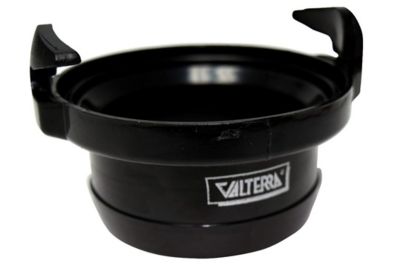 Image showing  Straight Sewer Connector for Sewer Hose to RV Sewer Waste Valve Connection, Black