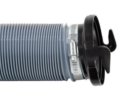 Image showing  Straight Sewer Connector for Sewer Hose to RV Sewer Waste Valve Connection, Black