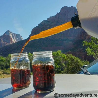 Image showing  White Liquid Storage Container, 1 Gallon, RX-1W