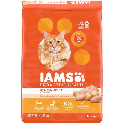 Iams ProActive Health Adult Indoor/Outdoor Healthy Original Chicken Formula Dry Cat Food