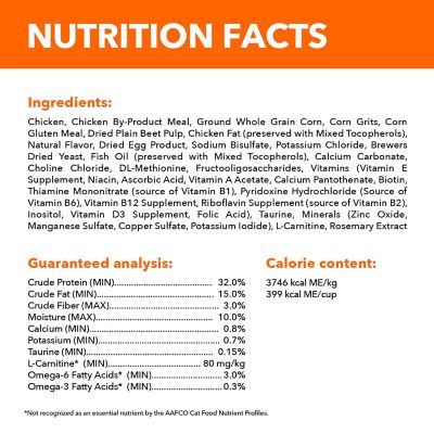 Image showing 7 th Iams Proactive Health Adult Original with Chicken Dry Cat Food