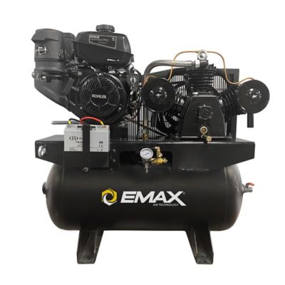 EMAX 14HP 30G Elec.Start Truck Mount Air Compressor w/KOHLER Command Pro Gas Engine w/Solid Cast Iron Splash Pump-EGES1430ST