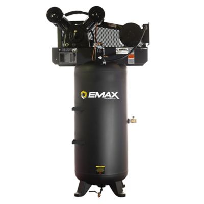 Image showing  5 HP 60 gal. 1-Stage Industrial 2-Cycle Splash Lubricated Pump Electric Air Compressor, 150 PSI, 1-Phase