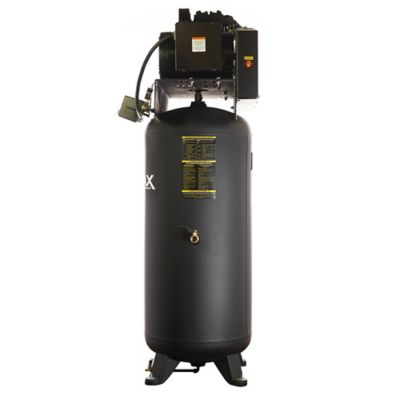 Image showing  5 HP 60 gal. 1-Stage Industrial 2-Cycle Splash Lubricated Pump Electric Air Compressor, 150 PSI, 1-Phase