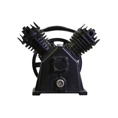 Image showing  5 HP 60 gal. 1-Stage Industrial 2-Cycle Splash Lubricated Pump SILENT Air Compressor, 150 PSI, 1-Phase, 19 CFM