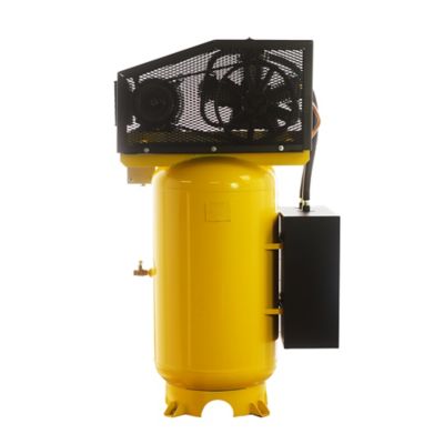 Image showing  7.5 HP 80 gal. 2-Stage Industrial 3-Cylce Splash Lubricated Pump SILENT Air Compressor, 175 PSI, 1-Phase