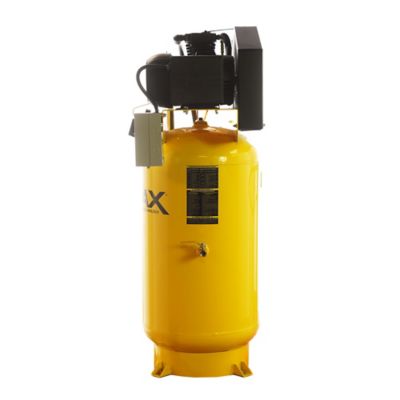 Image showing  7.5 HP 80 gal. 2-Stage Industrial 3-Cylce Splash Lubricated Pump SILENT Air Compressor, 175 PSI, 1-Phase