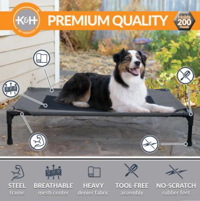 Image showing 9 th K&H Pet Products Original Elevated Cot Pet Bed