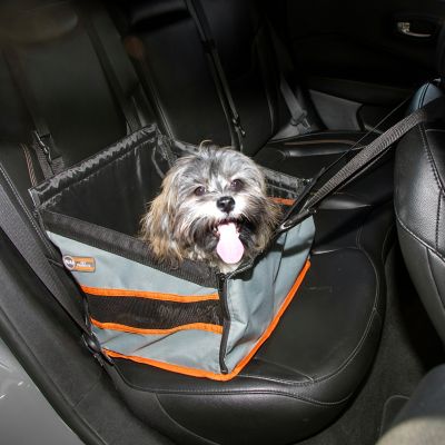 K&H Pet Products Travel Buckle n Go Pet Seat, X-small, Gray 16 x 14 x 14