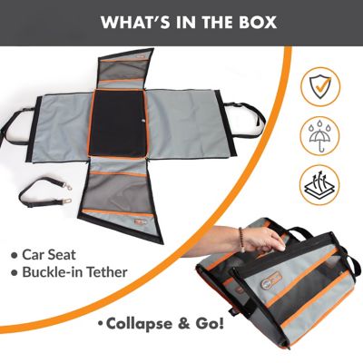 Image showing  Travel Buckle n Go Pet Seat, X-small, Gray 16 x 14 x 14