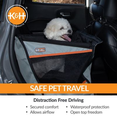 Image showing  Travel Buckle n Go Pet Seat, X-small, Gray 16 x 14 x 14