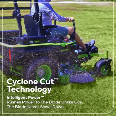 Image showing  MaximusZ 60 in. 60V Cordless Electric Zero-Turn Mower, Battery and Charger Included