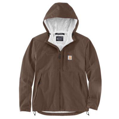 Image showing 0 th Carhartt Men's Storm Defender Relaxed Fit Lightweight Full-Zip Packable Jacket