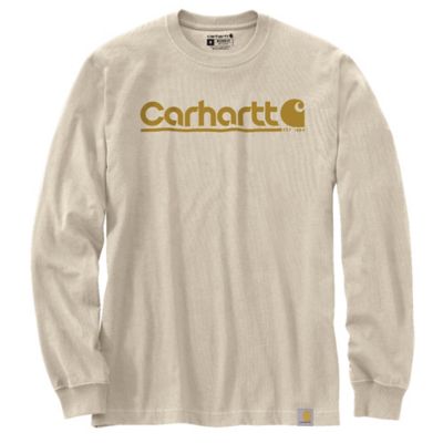 Carhartt Men's Relaxed Fit Heavyweight Long-Sleeve T-Shirt, 106362-A16