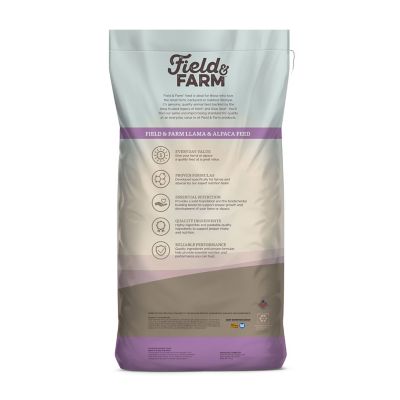 Image showing  Field and Farm Pelleted Alpaca and Llama Feed, 50 lb. Bag