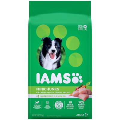 Iams MiniChunks Adult Small Kibble Chicken and Whole Grain Recipe Dry Dog Food