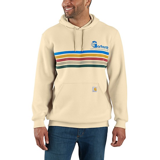 New Rainbow Stripe Loose Hooded Sweater New Rainbow Stripe Loose Hooded Sweater