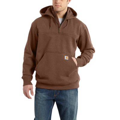 Carhartt Men's Rain Defender Loose Fit Heavyweight Quarter Zip Mock Hoodie