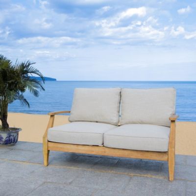 Image showing  Martinique Wood Patio Loveseat