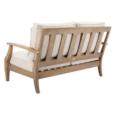 Image showing 8 th Safavieh Martinique Wood Patio Loveseat