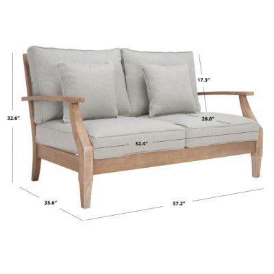 Image showing  Martinique Wood Patio Loveseat