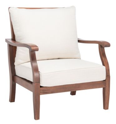 Image showing  Payden Outdoor Accent Chair, Natural, White