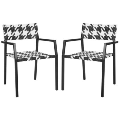 Image showing  Halden Stackable Chair, White, Black