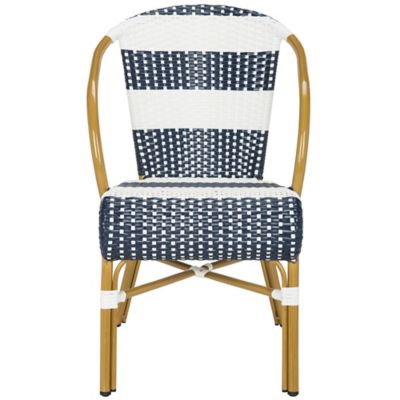 Safavieh Sarita Side Chair, Navy, White