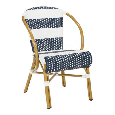 Image showing  Sarita Side Chair, Navy, White