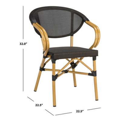 Image showing  Burke Arm Chair, Black
