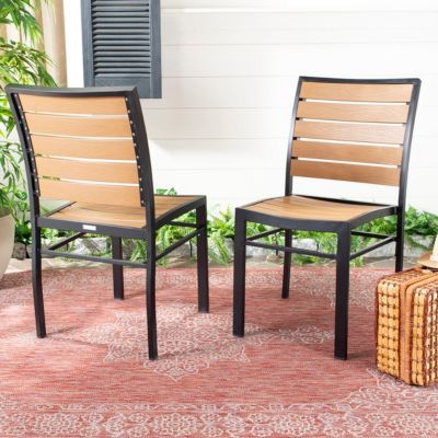 Image showing  Koda Stackable Chair, Black, Brown