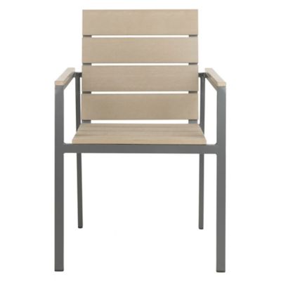 Safavieh Beldan Stackable Chair, Taupe