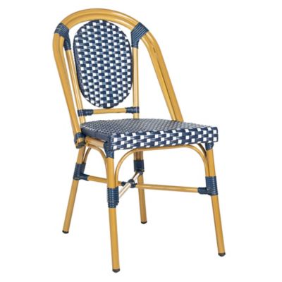 Image showing  Lenda French Bistro Chair, Navy, White