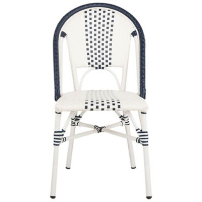 Safavieh Zoya Chair, Navy, White