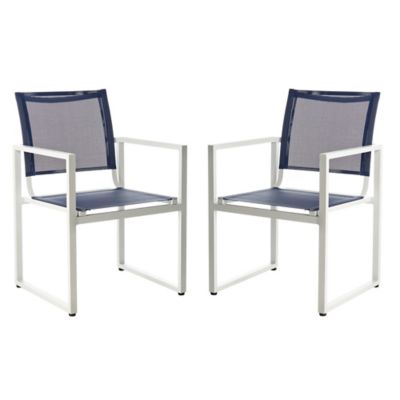 Image showing  Neval Chair, Navy, White