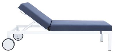 Safavieh Yves Sun Lounger, Navy and White