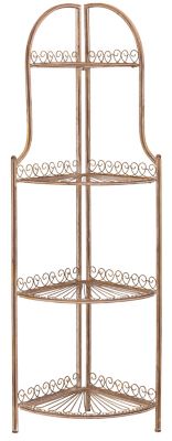 Safavieh Abarrane 4 Tier Corner Shelf, PAT5013A