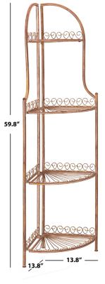 Image showing  Abarrane 4 Tier Corner Shelf, PAT5013A