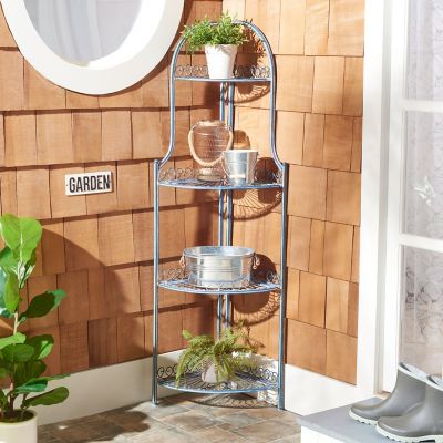 Image showing  Abarrane 4 Tier Corner Shelf, PAT5013C