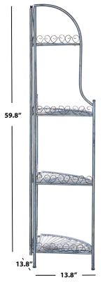 Image showing  Abarrane 4 Tier Corner Shelf, PAT5013C
