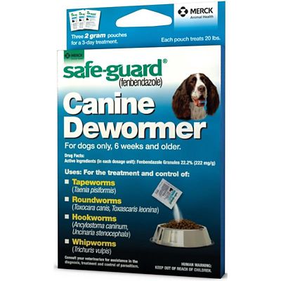 Safeguard 4 2024 canine dewormer