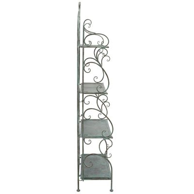 Image showing  4-Tier 12.6 in. x 24.8 in. x 65.8 in. Tyrique Shelf Unit, PAT5033D