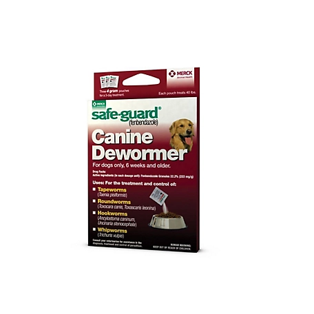 Merck Dewormer for Puppies and Dogs, 4 gm