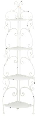 Safavieh 4-Tier 12.6 in. x 12.6 in. x 59.8 in. Turuca Corner Shelf, PAT5034A