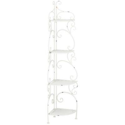 Image showing  4-Tier 12.6 in. x 12.6 in. x 59.8 in. Turuca Corner Shelf, PAT5034A