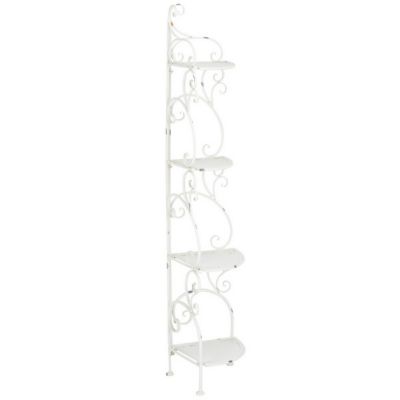 Image showing  4-Tier 12.6 in. x 12.6 in. x 59.8 in. Turuca Corner Shelf, PAT5034A