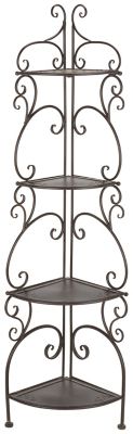 Safavieh Turuca 4 Tier Corner Shelf, PAT5034B