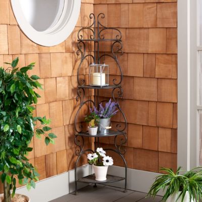 Image showing  Turuca 4 Tier Corner Shelf, PAT5034E
