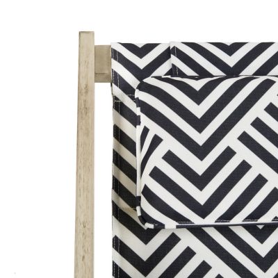 Image showing  Rive Sling Chair, Navy, White