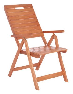 Image showing 5 th Safavieh Rence Folding Chair, Natural